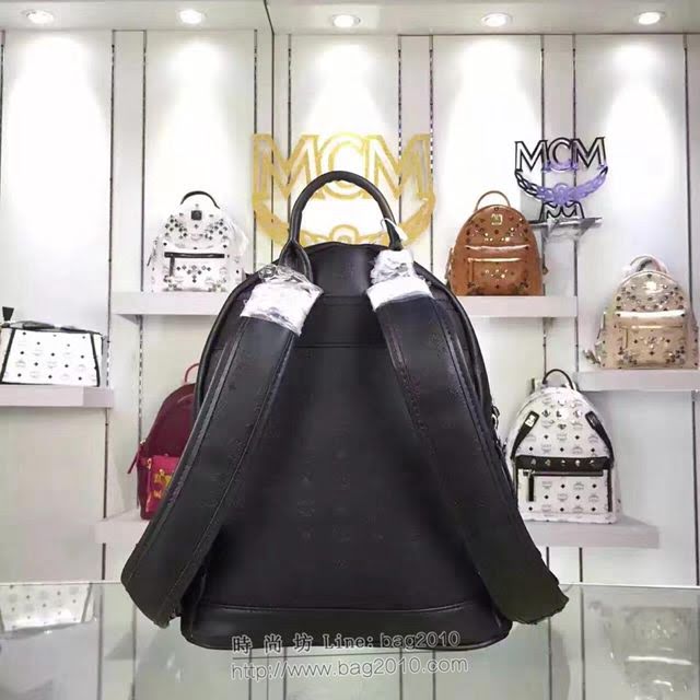 MCM女包 原單 經典款 MCM子母包 前面袋子可拆卸 Cosmo圖案 MCM女雙肩背包  mdmc1019